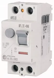 EATON istič rozdielový 25 A AC 2P 30mA xPole Home 194690